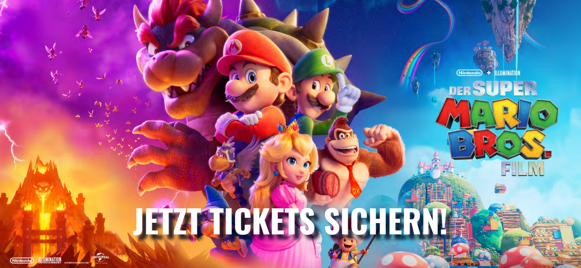 Der Super Mario Bros. Film - jetzt Tickets sichern!